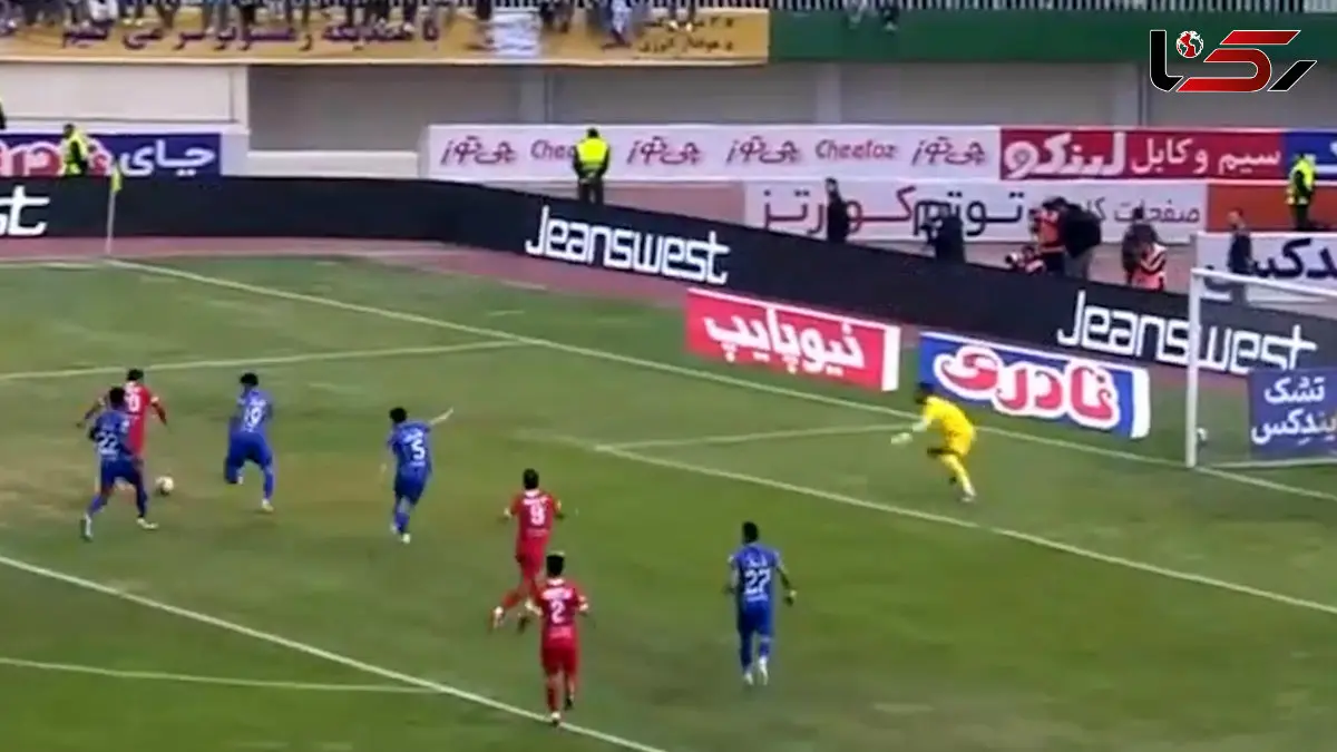 فیلم واکنش سریع آدان مقابل شوت خطرناک ارونوف