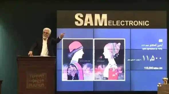 فروش ۱۲میلیاردی تابلوی نقاشی در تهران ! + عکس