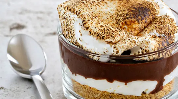 کیک یخچالی دسری برای دورهمی های دوستانه + دستور تهیه