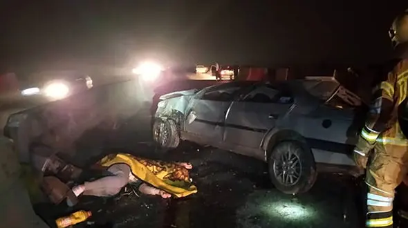 مرگ دلخراش جوان 22 ساله در ورامین / رهگذران همه شوکه شدند + عکس جنازه