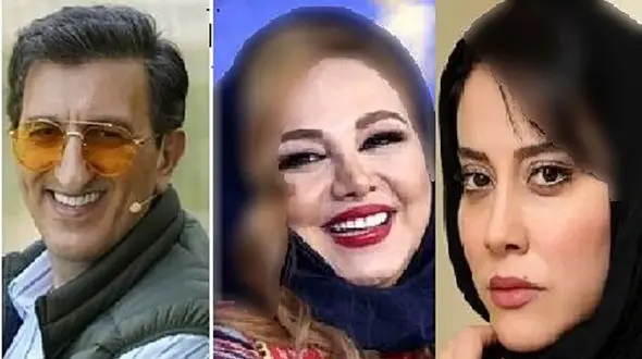 عکس یوسف صیادی، بهنوش بختیاری و آشا محرابی با هم در محل باورنکردنی! / مگه اینجاها میرن !