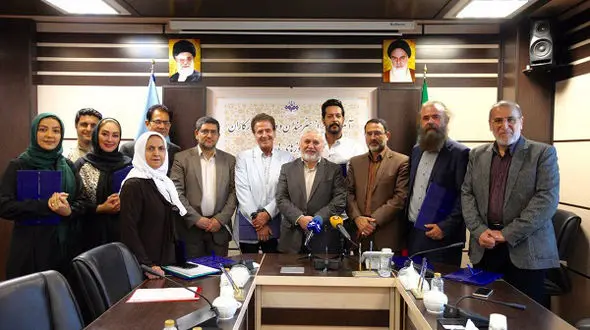 هنرمندان سریال روزهای بیقراری تقدیر شدند