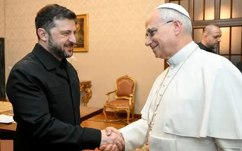 Zelenskyy Meets the Pope4