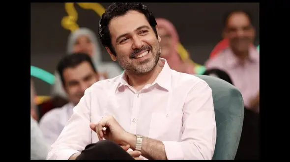  کوروش تهامی در برنامه خندوانه همسرش را سورپرایز کرد +فیلم