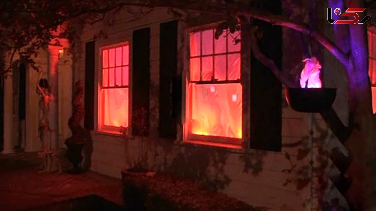 Halloween fire decoration in US is so realistic, people keep calling 911