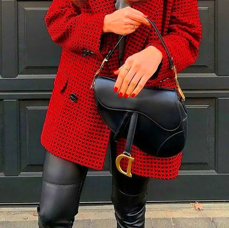 کت آلبالویی ترند شیک