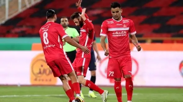 گل دوم پرسپولیس مقابل نساجی + فیلم