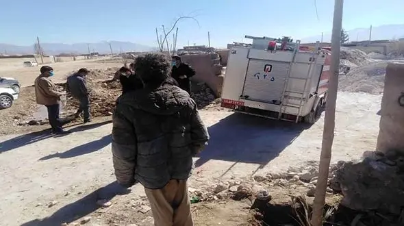 سوختن زن کرمانی در کوره های آهک / او کشته شد+ عکس