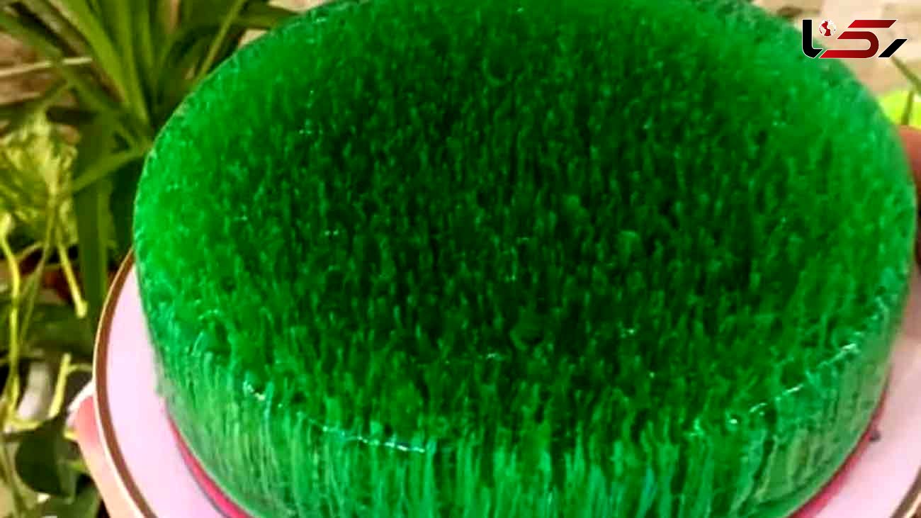 سبزه ژله ای برای عید نوروز