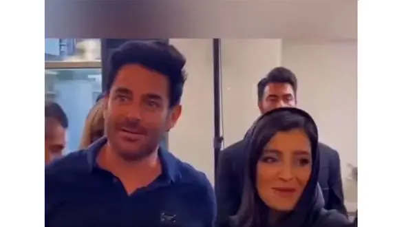 فیلم جشن زننده آرایشگاه ساره بیات / گلزار بدون همسرش وسط این همه زن!