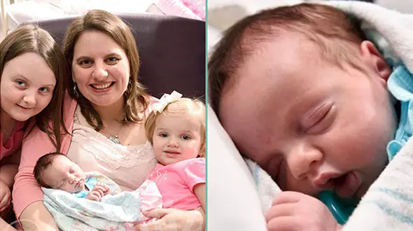 این نوزاد 2 بار متولد شد+ عکس