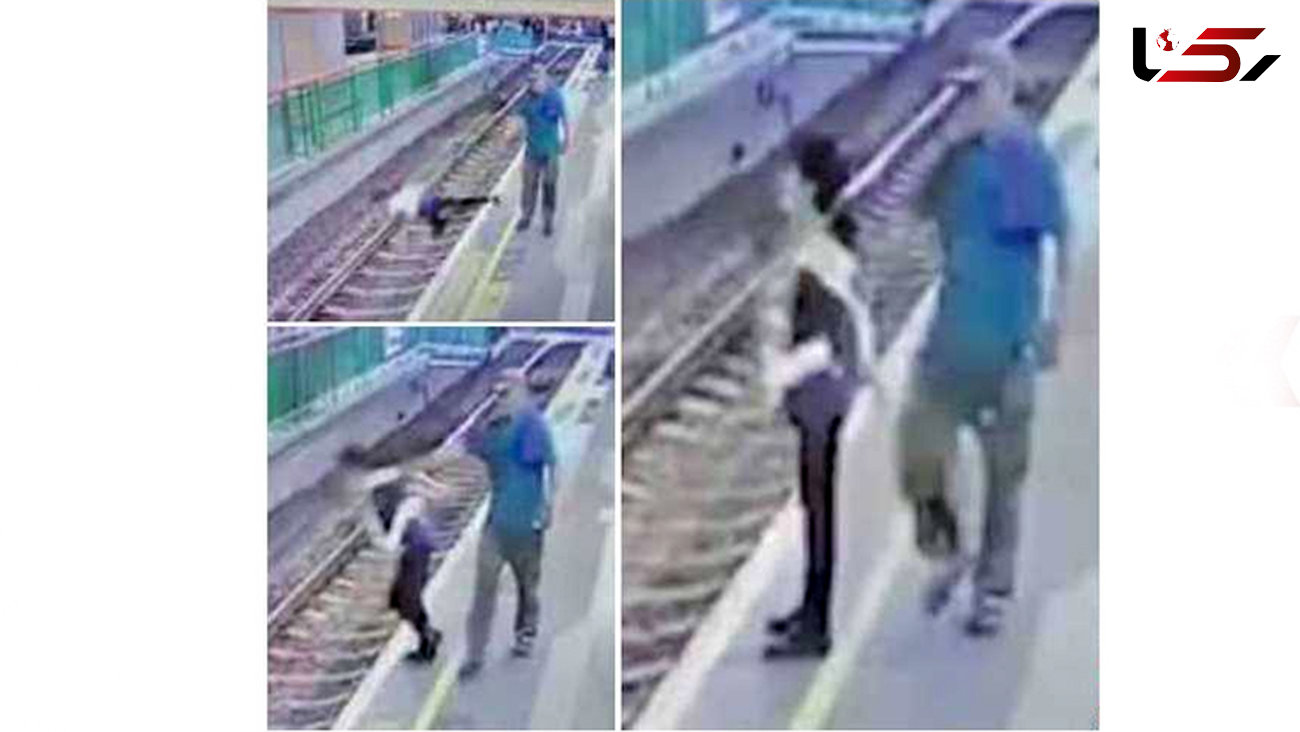 حمله یک مرد به پلیس زن در ایستگاه خلوت مترو