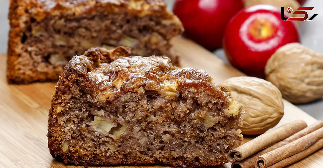 طرز تهیه کیک سیب و دارچین خانگی