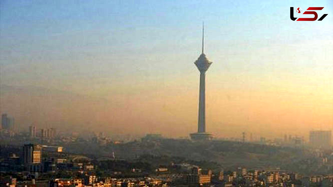 هوای شمال تهران پاک، جنوب تهران بسیار ناسالم+عکس