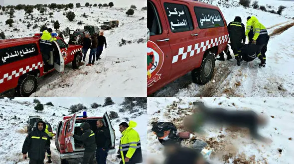 مرگ دلخراش ۱۵ پناهجوی سوری از شدت سرما + عکس