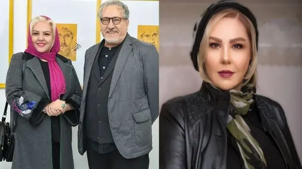  دکوراسیون شیک و با کلاس و دوبلکس منزل «افسانه چهره آزاد»  و همسر بازیگرش / از شمعدانی سبز تا پنجره گرد و نورگیر و ست مبلمان سرمه ای