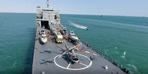 فیلم / شلیک موشک های کروز و بالستیک از ناو دریایی سپاه / بازگشت پس از ۵۷ روز مأموریت