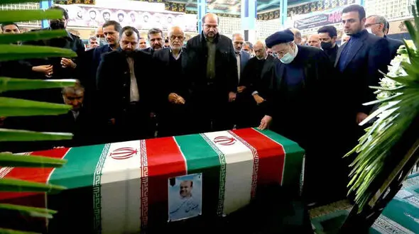 برگزاری مراسم تشیع و وداع با پیکر سردار مهندس رستم قاسمی