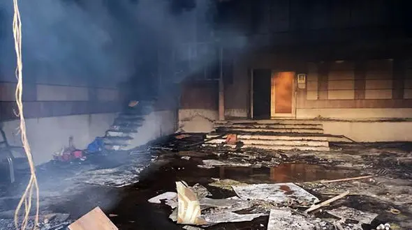 علت آتش‌سوزی سینما ایران کاشمر اعلام شد + عکس