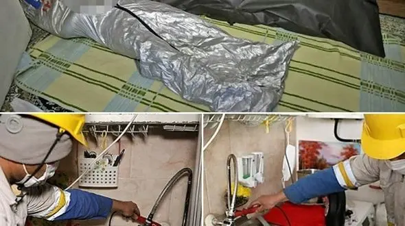 مرگ تلخ زوج مشهدی در حمام / آتش نشانان صحنه دردناکی دیدند + عکس