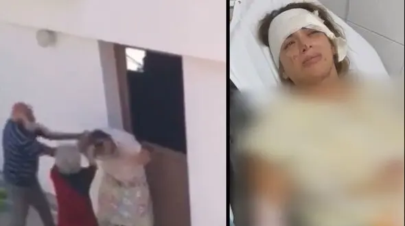 فیلم کتک خوردن زن پناهجوی ایرانی از صاحبخانه اش در قبرس