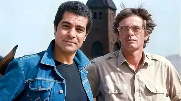 تیپ جالب و چهره جوان «بهروز وثوقی، هوشنگ حسینی و چنگیز وثوقی» سال 48