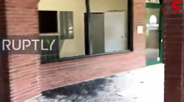 انفجار گاز در یک مرکز خرید در فلوریدا + فیلم