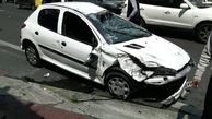 تصادف وحشتناک قبل از ورودی شهرک اکباتان / این ویدئو را از دست ندهید!