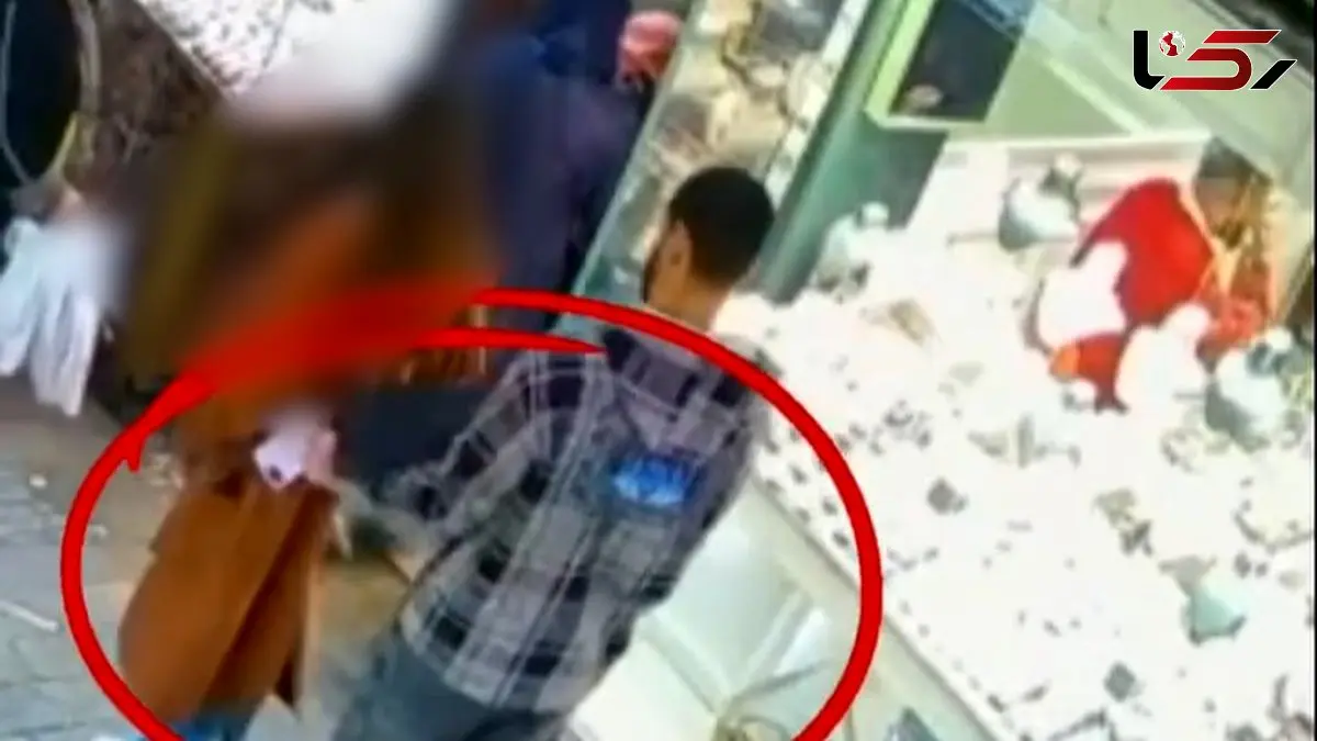 فیلم لحظه سرقت موبایل دختر جوان در تهران در عرض چند ثانیه