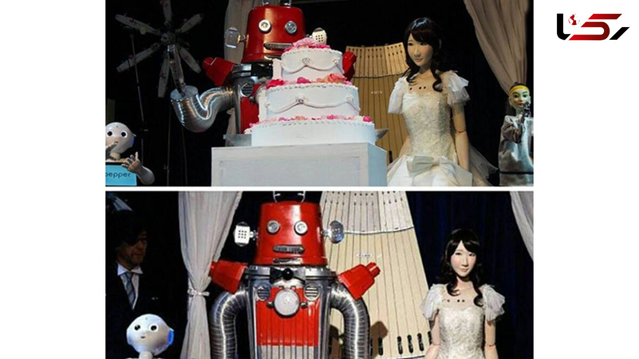 
ازدواج جنجالی دو روبات در ژاپن +عکس
