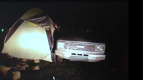 مرگ مرموز  زن و مرد ناشناس در چادر مسافرتی / در چادر سرنگ پیدا شد + عکس 