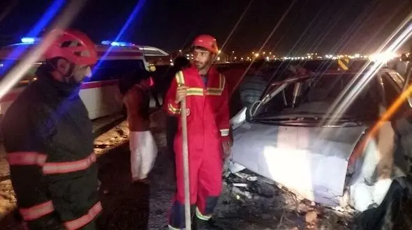 واژگونی پژو حامل اتباع افغان در جنوب شرق کشور با 12 کشته و زخمی