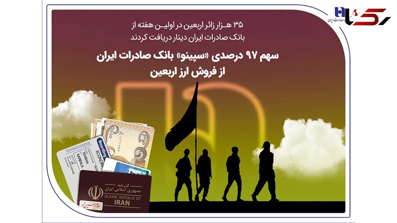 35 هزار زائر اربعین در اولین هفته از بانک صادرات ایران دینار دریافت کردند