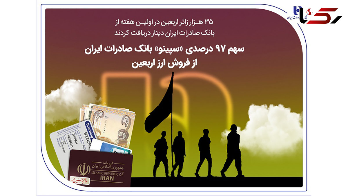 35 هزار زائر اربعین در اولین هفته از بانک صادرات ایران دینار دریافت کردند