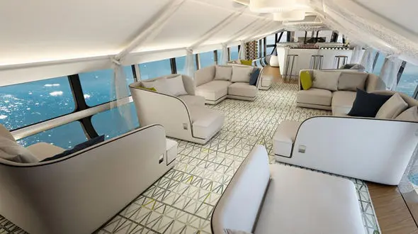 هواپیما با بدنه‌ شیشه‌ای دیده اید؟ / فیلم 