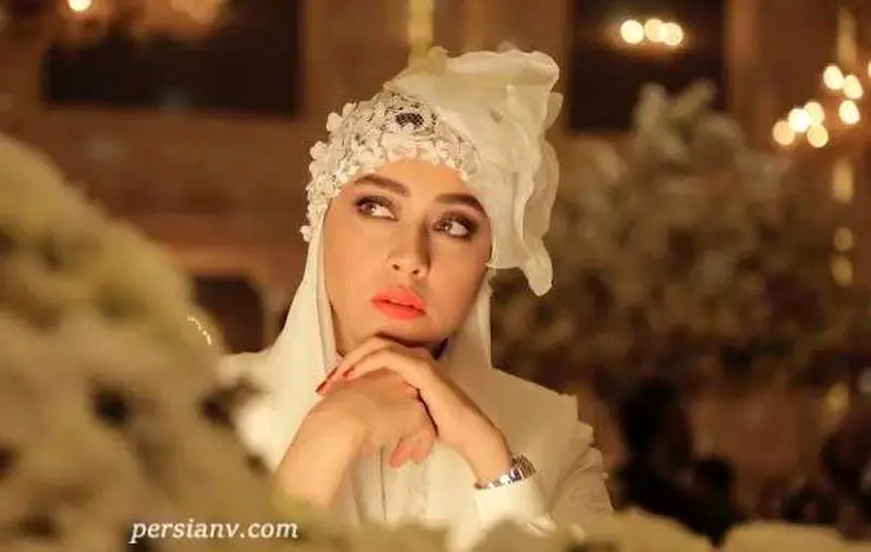 بهاره کیان افشار با لباس عروس 