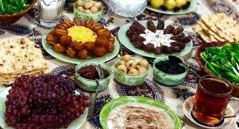 عکس های سفره های افطار