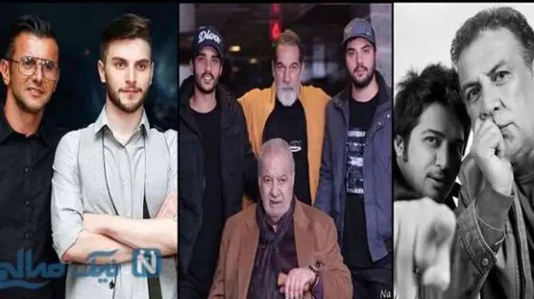 فیلم / پدر و پسرهای سینمای ایران / از فرامرز و سام قریبیان و رضا و بیژن بنفشه خواه تا عبدالرضا و پندار اکبری و مسعود و پولاد کیمیایی با علیرضا و داوود نژاد ...