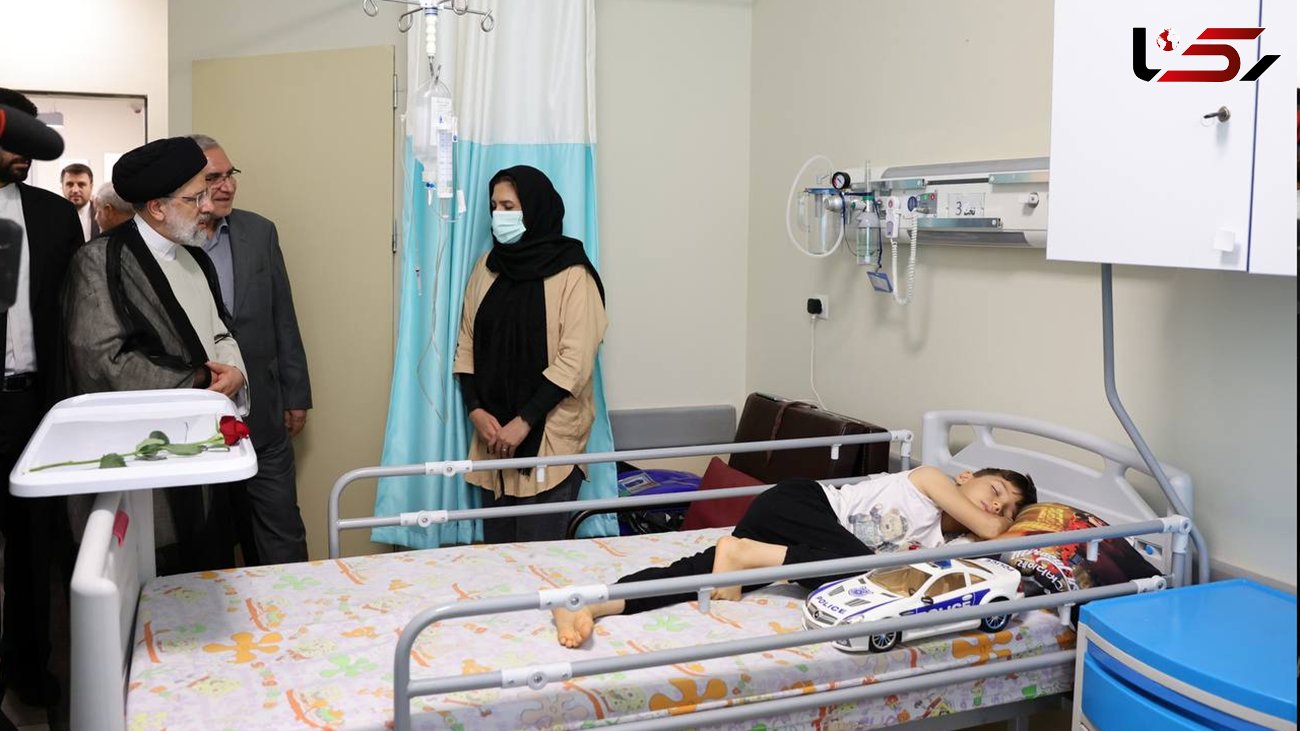 بازدید رئیس‌ جمهور از بخش‌ های مختلف کلان بیمارستان غدیر