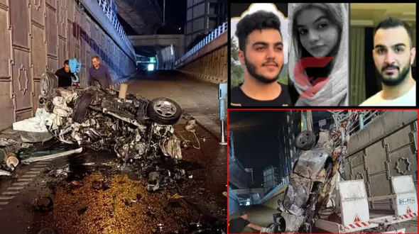 این عکس ها دلتان را می لرزاند / جزییات فاجعه مرگبار در اتوبان صدر 