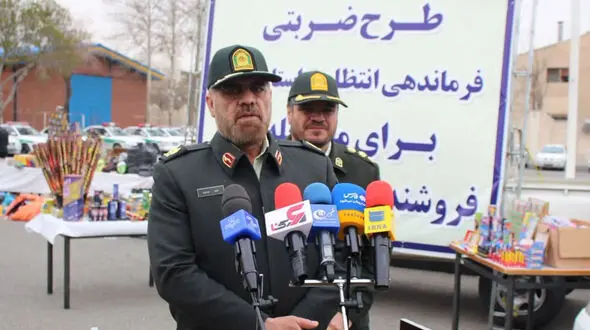 بازداشت 36 نفر با محموله های خطرساز چهارشنبه سوری در کرج + فیلم