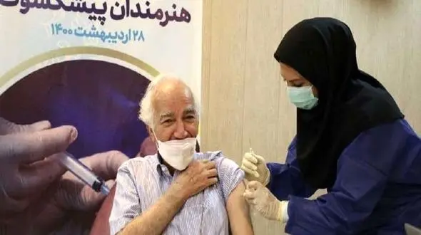 هنرمندان پیشکسوت واکسینه شدند
