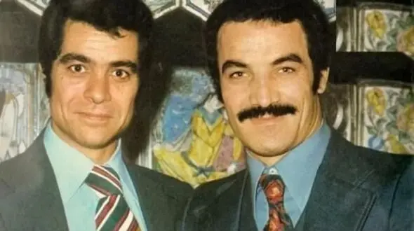 عکس سفر در زمان / «سعید راد و بهروز وثوقی» در حال گفتگو در یک مهمانی خصوصی /  دهه 50