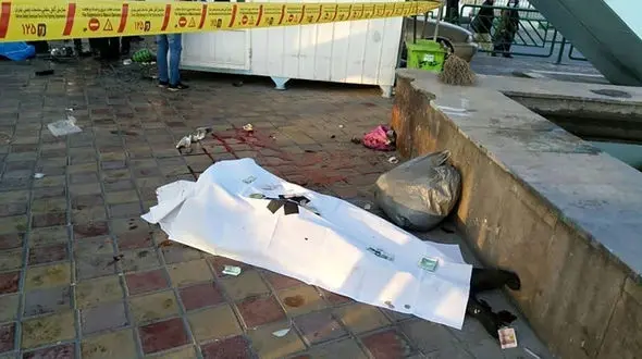 جزئیات مرگ 2 مرد تهرانی در وسط خیابان + عکس جنازه ها