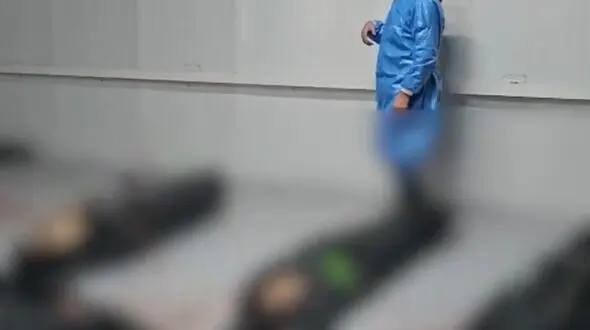 فیلم پزشکی قانونی تهران /  چشمان اکثر جنازه ها باز است 