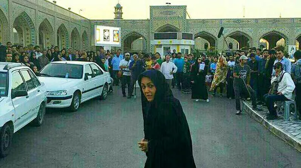 شقایق فراهانی در حرم امام رضا (ع) +عکس