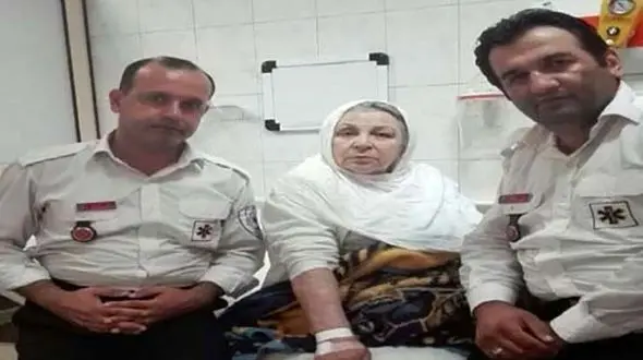 خانم بازیگر در چالوس به خطر افتاد + تصویر + عکس