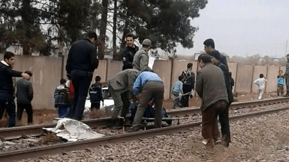 تصادف مرگبار قطار با مردی در قائمشهر