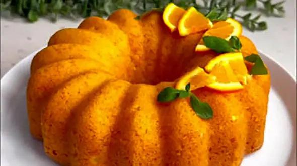 کیک پرتقالی یک دسر خوشمزه با حال و هوای پاییز در بهار + فیلم