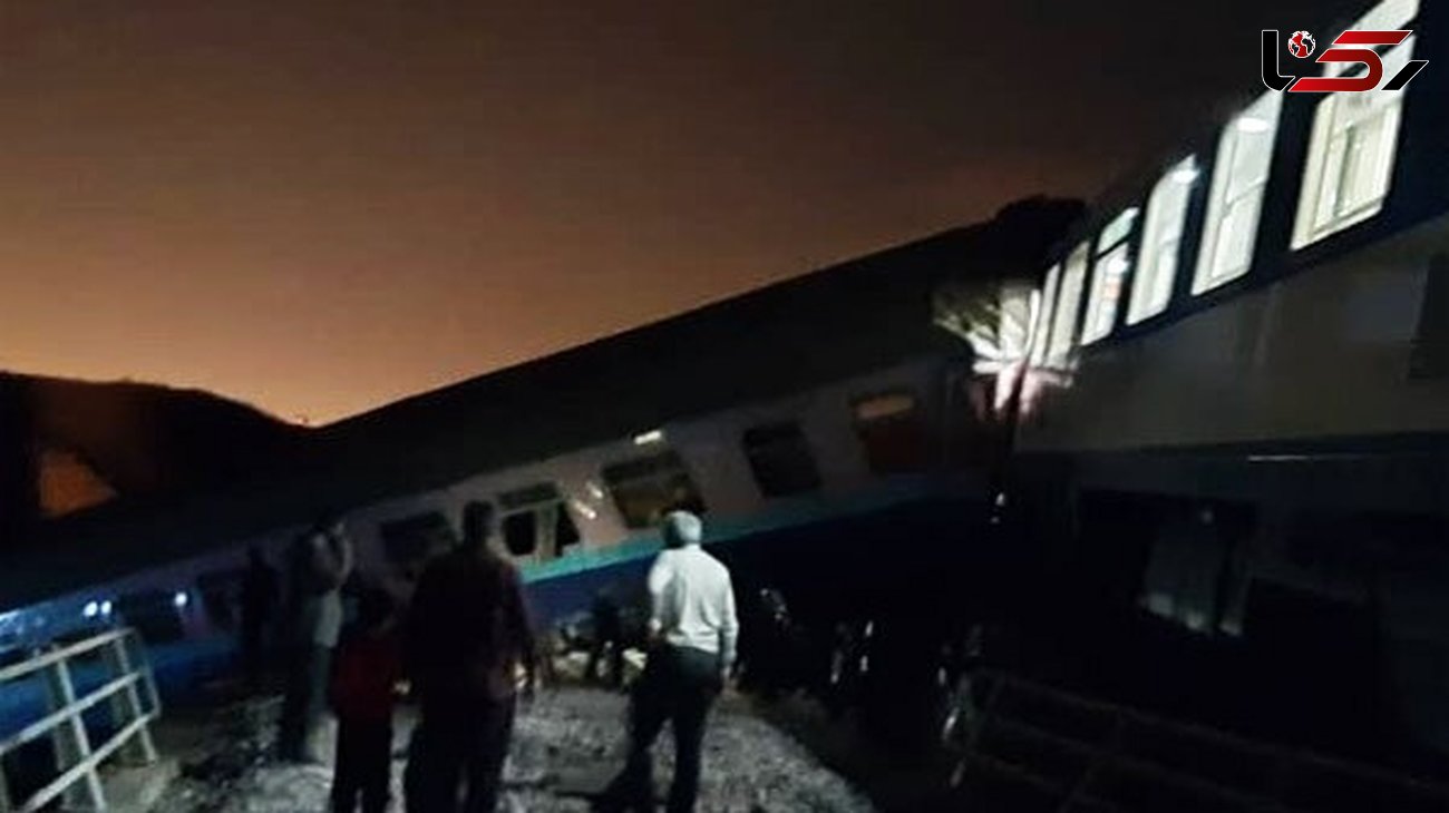 آخرین وضعیت حادثه خروج قطار همدان به مشهد + عکس